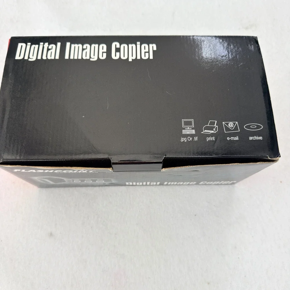Flashpoint Digital Image Copier 5MP Film Slide Negative Scanner USB Software CD
